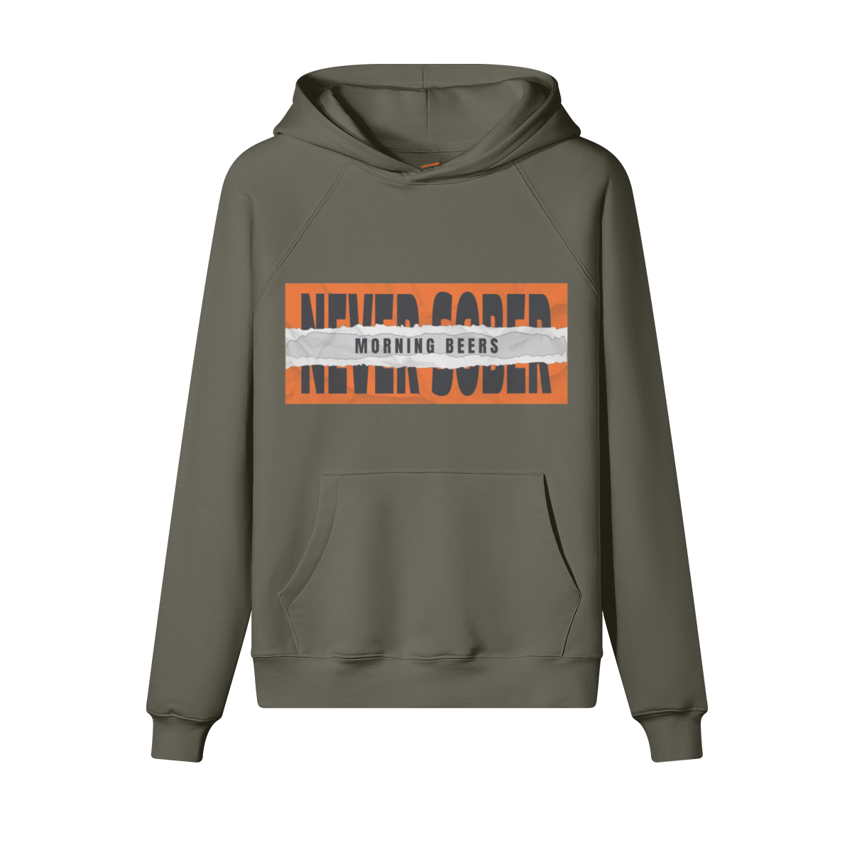 Never Sober Paper Hoodie